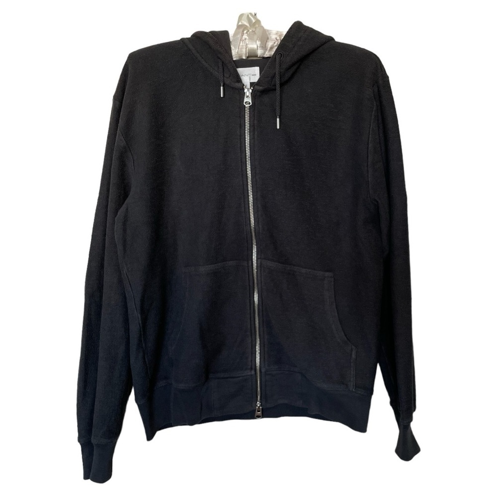 Gant Rugger Full Zip Charcoal Hoodie Size S
